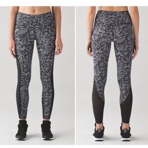 Lululemon Deep Breath Tight in Iced Wave White Black - 4